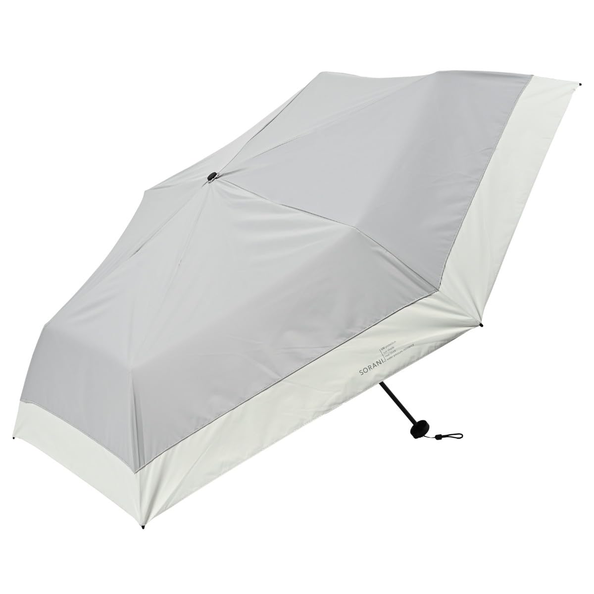 Ma（╹◡╹）　ストライプ柄ホワイト&ライトグレー(2枚)200×230 Amazon.co.jp: nifty colors(ニフティカラーズ) 折りたたみ傘 ソラニ